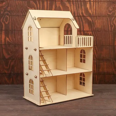 Кукольный домик из дерева с большим набором мебели – купить кукольный домик  с мебелью | Цена | Украина
