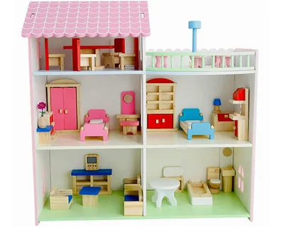 Кукольный домик №3 (ID#125036351), цена: 64 руб., купить на Deal.by