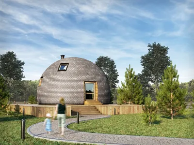 Индивидуальный комплексный проект купольного дома Добросфера