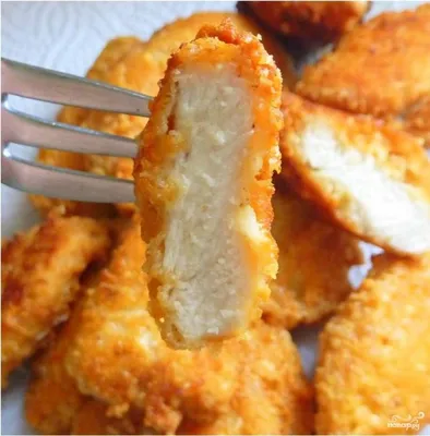 Куриные наггетсы с сыром рецепт с фото