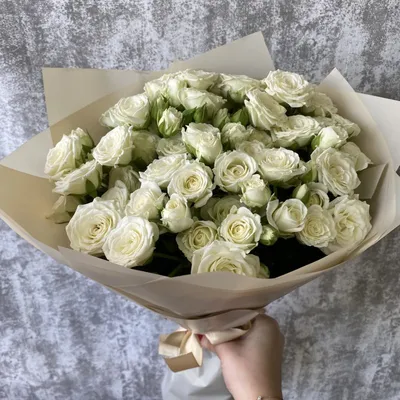 Пионовидные кустовые розы с доставкой по Алмате — Cvety.kz