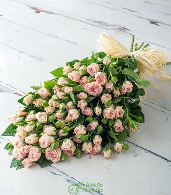 Заказать Кустовые розы | Букет 45 кустовой розы Джульетта с бесплатной  доставкой | Katty Art Flowers