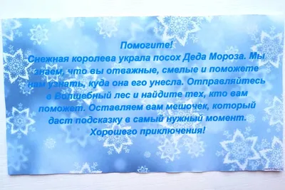 Сценарий новогоднего детского квеста «По следам Снежусов» от Квестикс