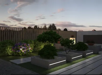 Ландшафтный дизайн двора частного дома: 90 фото с идеями | ivd.ru