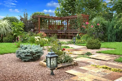 Ландшафтный дизайн, который сделает ваш сад привлекательным для гостей.