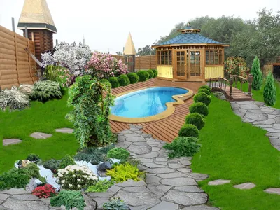 Прекрасное фото Ландшафтного Дизайна, которое заставит вас влюбиться в свой сад.