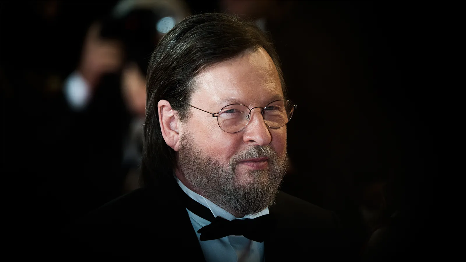 Изображение Ларса фон Триера на пресс-конференции Изображение Ларса фон Триера на пресс-конференции