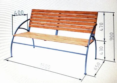 Скамейка для дачи своими руками: фото, чертежи | Компания «Большая земля»
