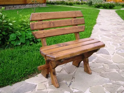 Садовая скамейка на участке | BOBTANK - ландшафтные работы. 8915-440-40-21
