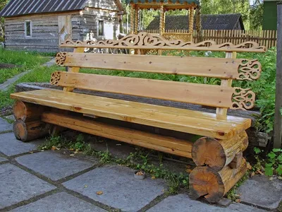 Уличная скамейка в стиле лофт своими руками. Loft-style outdoor bench. DIY  | Уличные скамейки, Лофт, Уличная мебель