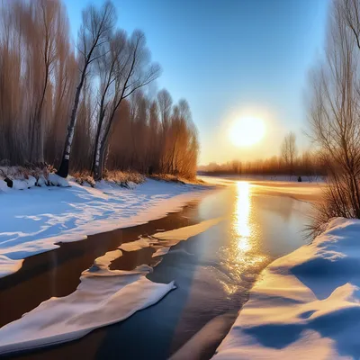 Ледоход на реке Суре-2023! Лёд сносит деревья! - YouTube