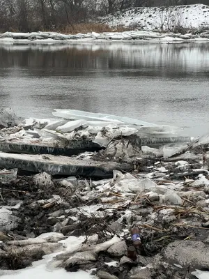 Орловцы запечатлели ледоход на реке - Новости Орла и Орловской области  Орелтаймс