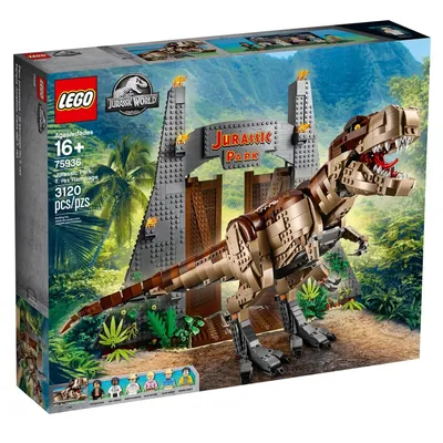 Конструктор LEGO Jurassic World Побег тираннозавра 76944 купить по цене  36990 ₸ в интернет-магазине Детский мир