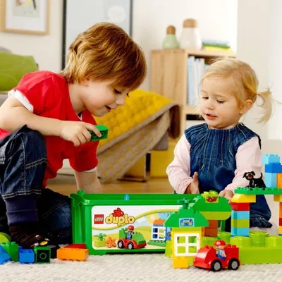 Детский конструктор лего, игрушки для детей, подарок для мальчиков и  девочек, развивающий набор с животными, горкой, туннелем для машин - купить  с доставкой по выгодным ценам в интернет-магазине OZON (843731335)