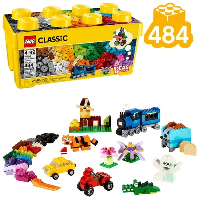 LEGO Classic LEGO® Medium Creative Brick Box 10696 - Walmart.com
