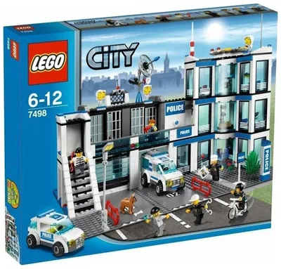 Конструктор для мальчиков Сити Полицейский участок 854 детали совместим с  лего - купить с доставкой по выгодным ценам в интернет-магазине OZON  (300931047)