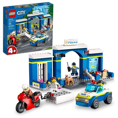 Конструктор Lari «Полицейский участок» 10424 (Аналог LEGO City 60047) 890  деталей