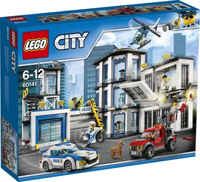 Конструктор LEGO City 60141 Полицейский участок - купить с доставкой по  выгодным ценам в интернет-магазине OZON (179662137)