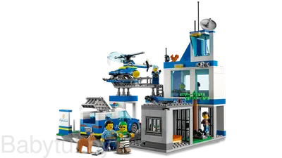 Конструктор 10424 Bela Большой полицейский участок 890 деталей аналог LEGO  City (Лего Сити) 60047 (ID#52255224), цена: 129 руб., купить на Deal.by