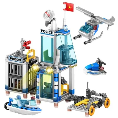 Купить Конструктор аналог ЛЕГО (LEGO) CITY Полицейский участок URBAN BELA  10424 за 2 700 руб. с доставкой