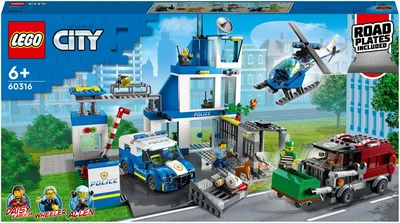 Купить Lego 60141 Игрушка Город Полицейский участок - цена от 5 809 ₽ в Саки