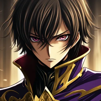 Лелуш британский, code geass, в …» — создано в Шедевруме