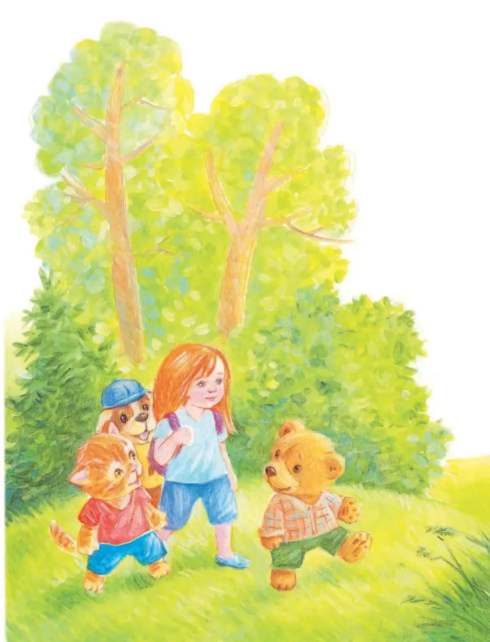 Лесные малыши. Прогулки в лесу с детьми. Прогулка в лесу илюстрац. Лето в лесу рисование для детей. Ушинский дети в роще.