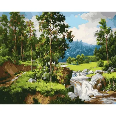 Лесной пейзаж» картина Смородинова Руслана маслом на холсте — купить на  ArtNow.ru