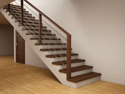 Деревянная лестница в частном доме: типы и характеристики, требования к  безопасности, правильный монтаж деревянной лестницы - Holz House