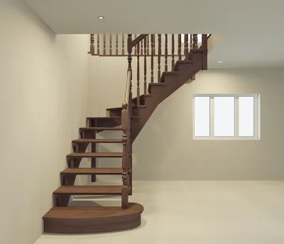 Фото: Лестница на второй этаж станет главным украшением вашего дома