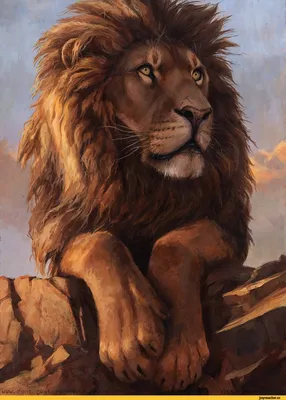 Картина Мужчина-Лев / Man-Lion ⋆ Art Boutique