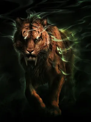Картина на полотне Красивый лев № s34407 в ART-holst.com.ua