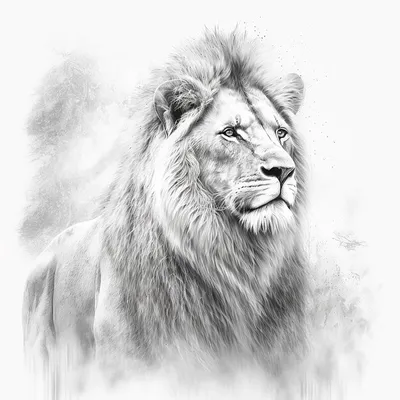 Рисую льва 🦁 Скетч карандашом | TikTok