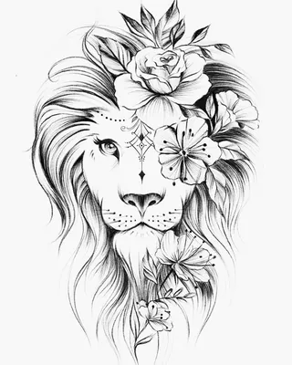 Как нарисовать голову льва карандашом, красками поэтапно? | Drawings,  Animal drawings, Sketches