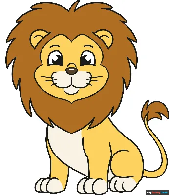 Картинка льва для детей цветная - 65 фото