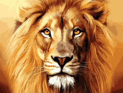 Картина \"Лев - царь зверей\" | Интернет-магазин картин \"АртФактор\"