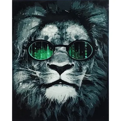 Купить картину-постер \"Почтенный лев в очках и костюме\" с доставкой  недорого | Интернет-магазин \"АртПостер\"