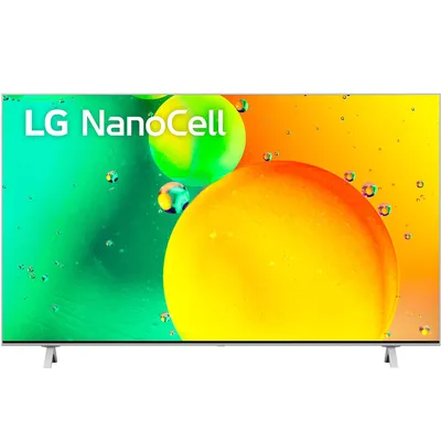 Телевизор LED LG 50NANO756QA черный 50\" (127 см) купить по выгодной цене с  доставкой в Москве — Время-ТВ