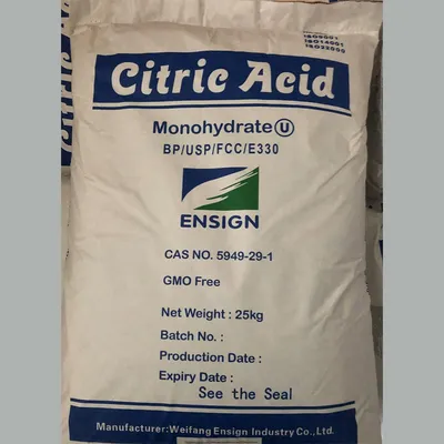 Лимонная кислота Китай моногидрат Citric acid Ensign