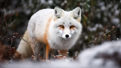 лис зимой можно найти в белом снегу, классная белая рыжая лиса, Hd  фотография фото, хищник фон картинки и Фото для бесплатной загрузки