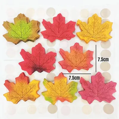 Красивые осенние листья своими руками - 64 фото