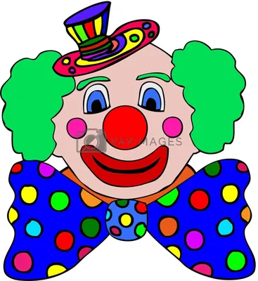 Изображение лица клоуна для скачивания