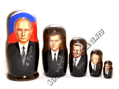 Матрешки Путин. Цена 170-1550 руб.