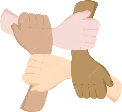 Картинка рук, символизирующих солидарность