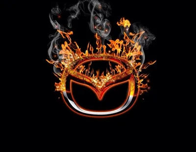 Mazda emblem with flame | Мазда, Абстрактные фотографии, Яблоко обои