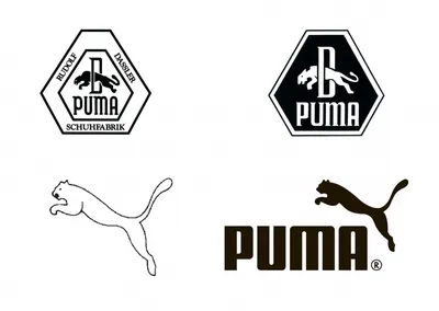 Иллюстрация логотипа puma | Премиум векторы