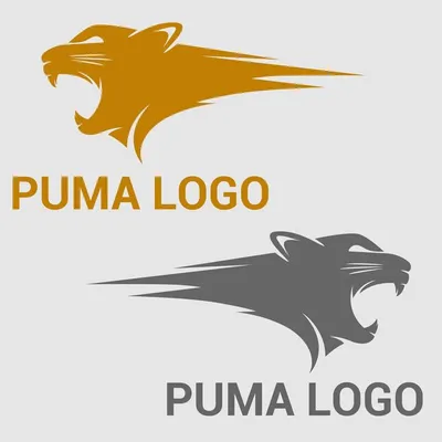 Красочный дизайн Логотип Puma, Графические шаблоны - Envato Elements