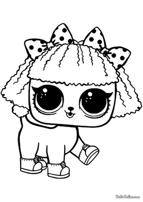 LOL Pets Colouring Pictures Hoops DOGG | Unicorn coloring pages, Coloring  pictures, Lol dolls