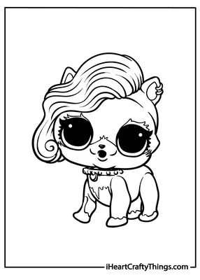 Free Printable LOL Pets Coloring Pages for Kids - GBcoloring