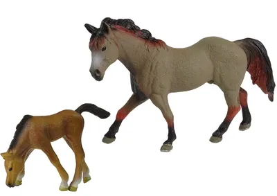 Искусственные плюшевые фигурки, мягкие игрушки, настольная игрушечная лошадь  для детей, малышей | AliExpress